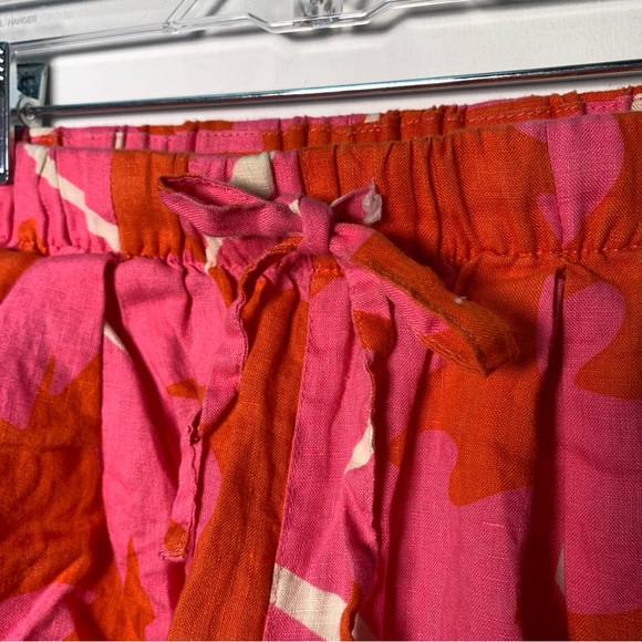 Trovata Bird of Paradis Ione Short Pink Palm Size Small 100% Line - Picture 5 of 13